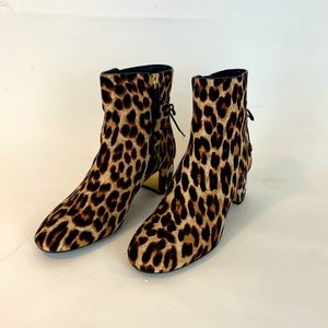 Tory Burch Heeled Cheetah Boots **BRAND NEW**